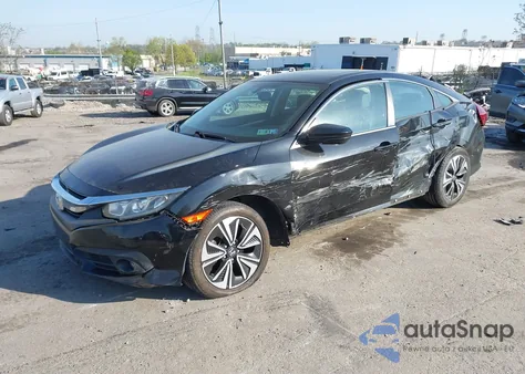 2016 Honda Civic Ex-L z USA, uszkodzony, nr VIN 2HGFC1F75GH650350